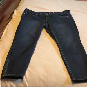 Torrid Curvy Skinny Jeans- Dark Wash